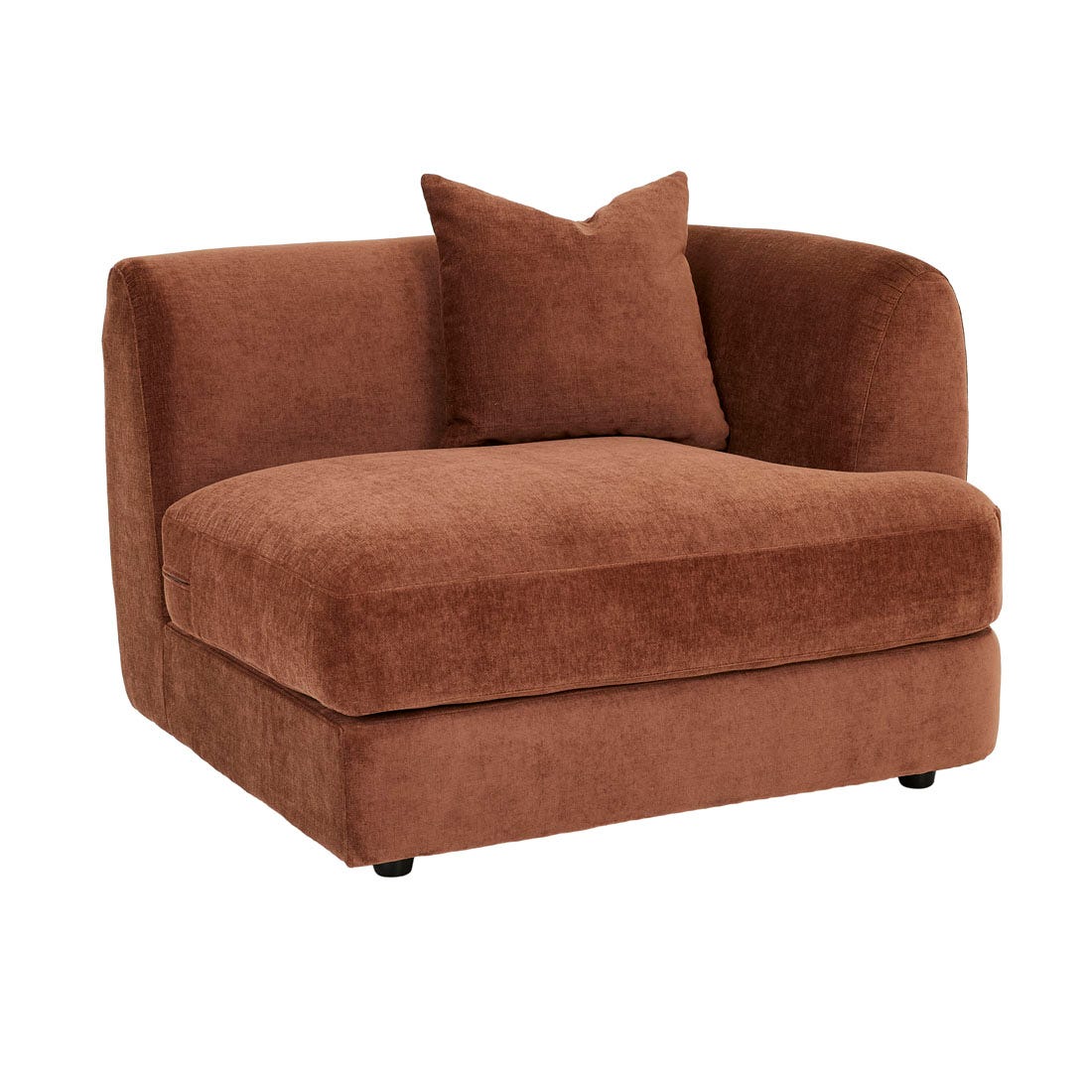 Madrid Curve 1 Seater Right Arm Sofa - GlobeWest