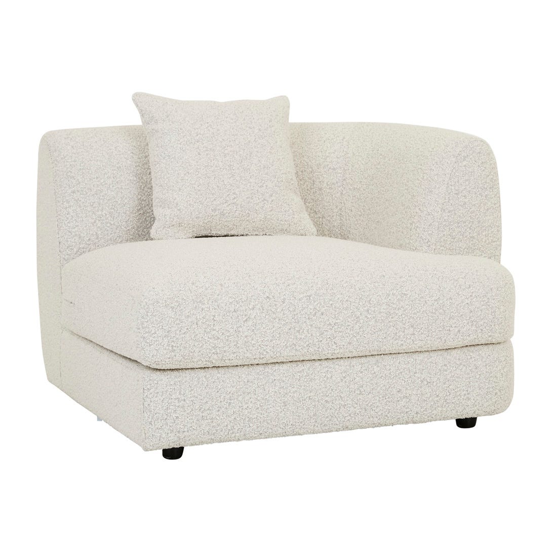 Madrid Curve 1 Seater Right Arm Sofa - GlobeWest