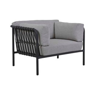Mauritius Island Sofa Chair - Light Grey - Graphite - GlobeWest