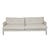 Natadora Mercer 3 Seat Sofa - Mist - Black - GlobeWest