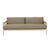 Normandy Twist 3 Seater Sofa - Aged Teak - Emerald - GlobeWest