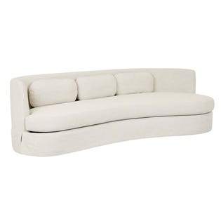 Sidney Bay 3 Seater Sofa - Eames Parchment - GlobeWest
