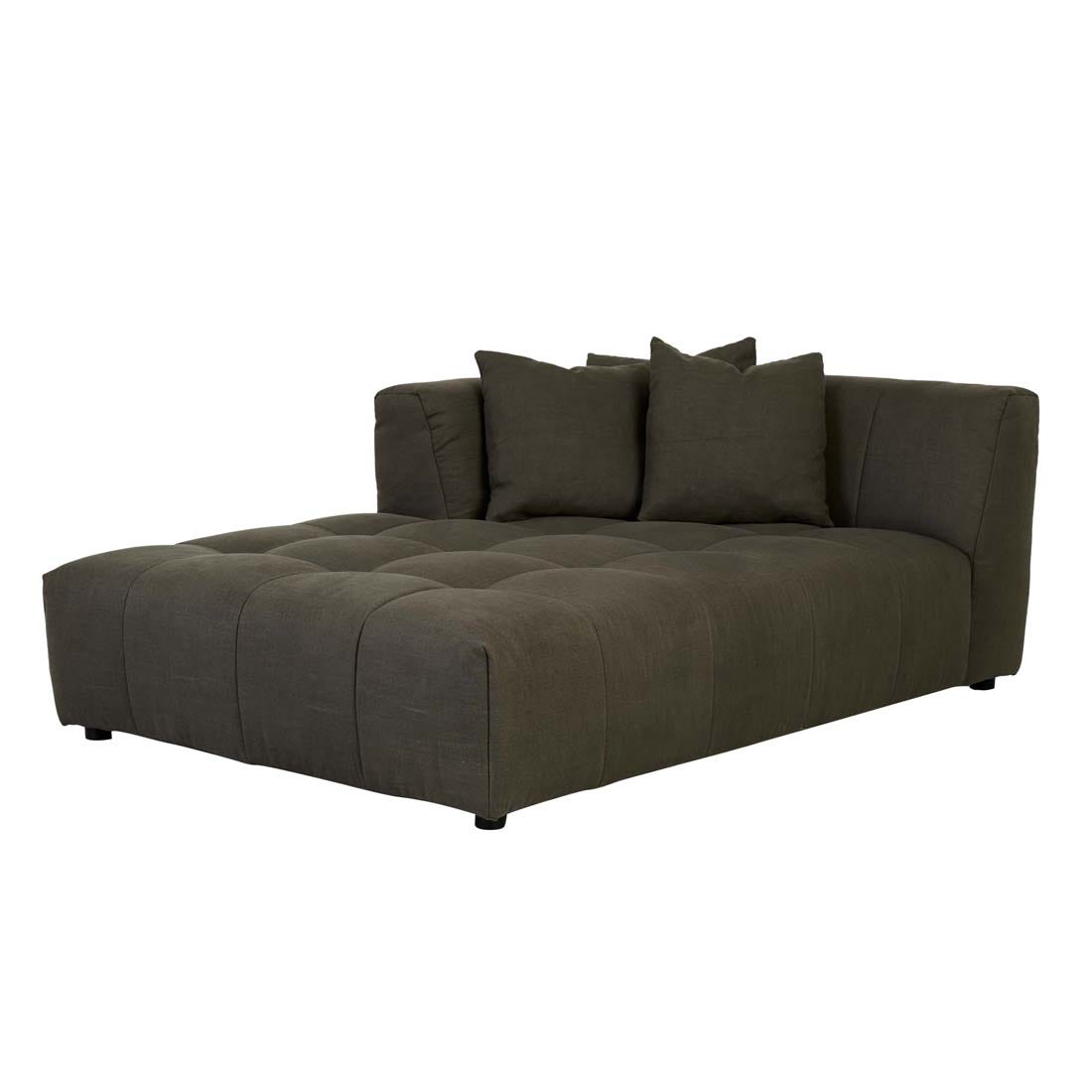 Sidney Slouch Left Chaise Sofa - GlobeWest