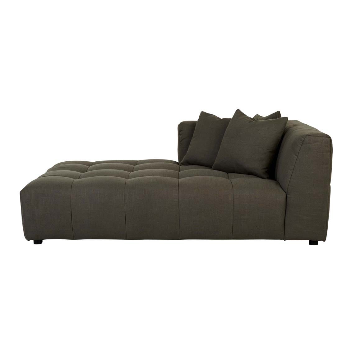 Sidney Slouch Left Chaise Sofa - GlobeWest