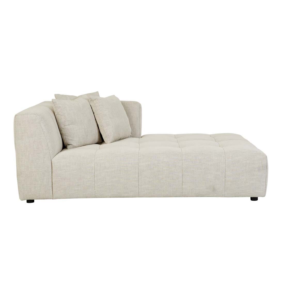 Sidney Slouch Right Chaise Sofa - GlobeWest