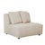 Sidney Slouch 1 Seater Centre Sofa - Barley - GlobeWest