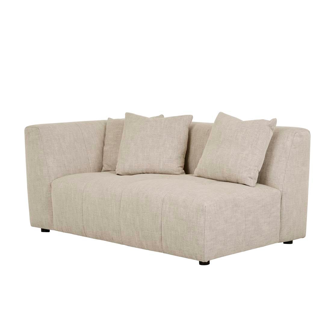 Sidney Slouch 2 Seater Left Arm Sofa - GlobeWest