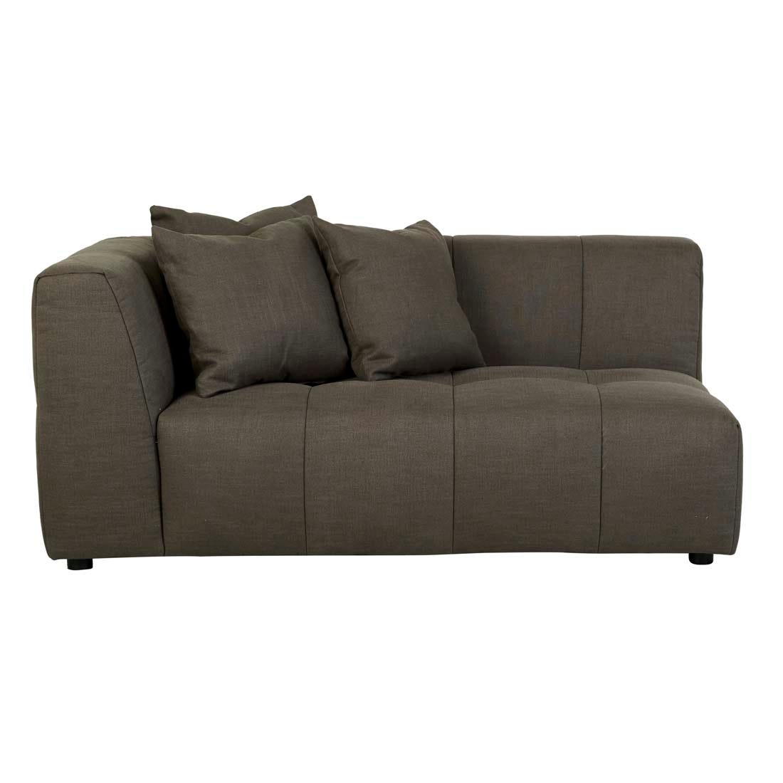 Sidney Slouch 2 Seater Left Arm Sofa - GlobeWest