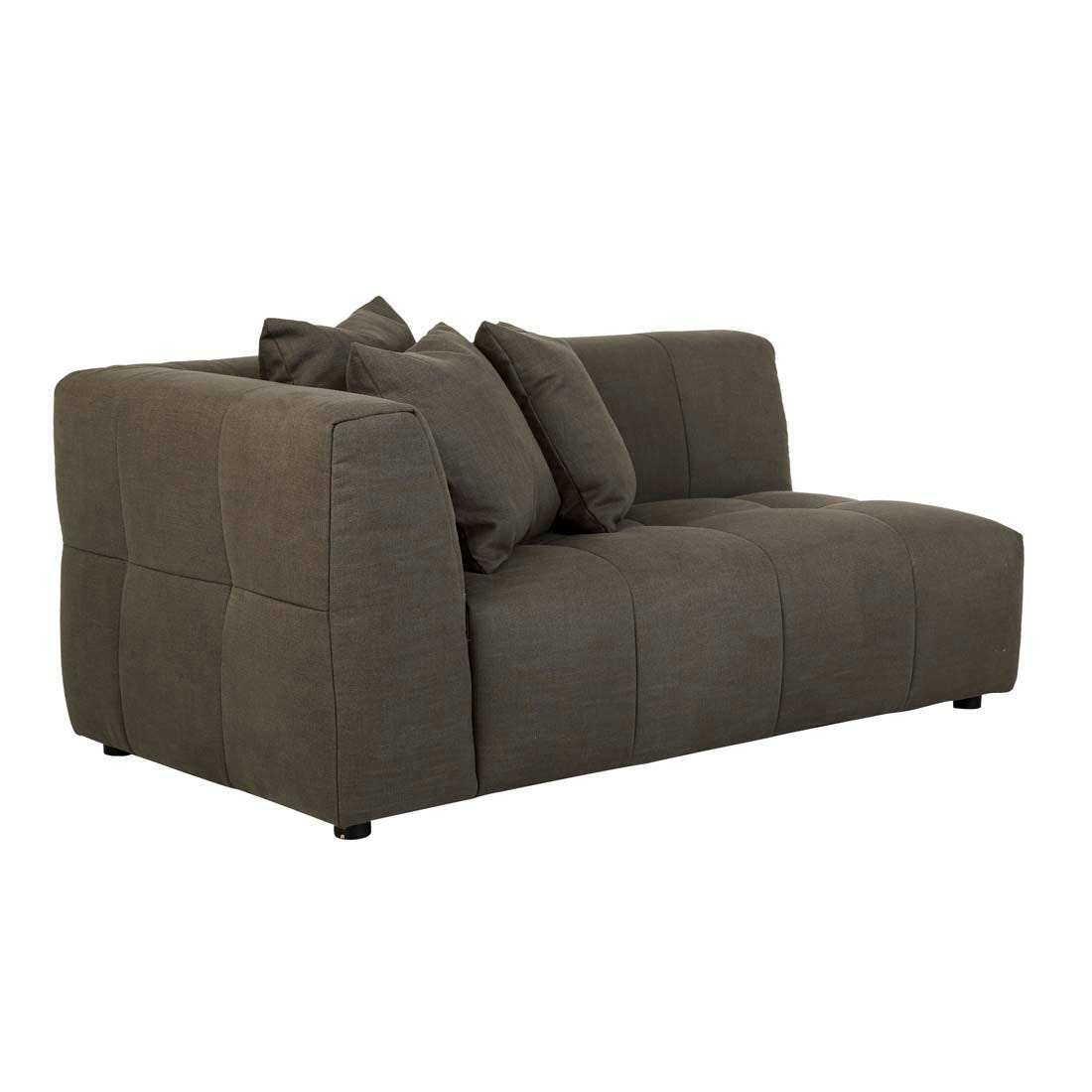 Sidney Slouch 2 Seater Left Arm Sofa - GlobeWest