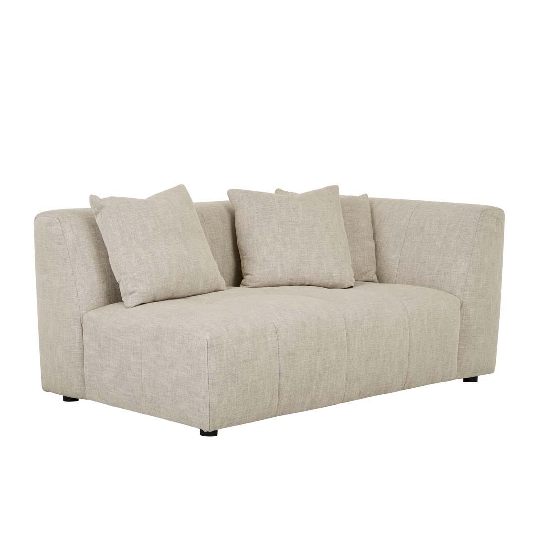 Sidney Slouch 2 Seater Right Arm Sofa - GlobeWest
