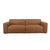 Sketch Baker 3 Seater Sofa - Camel Leather - GlobeWest