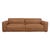 Sketch Baker 4 Seater Sofa - Camel Leather - GlobeWest