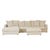 Sketch Sloopy Left Chaise Sofa - GlobeWest