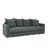 Sketch Sloopy 3 Seater Sofa - Kale Linen - GlobeWest
