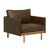 Tolv Pensive Sofa Chair - Heritage Hunter Green - Light Oak - GlobeWest