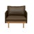 Tolv Pensive Sofa Chair - Heritage Hunter Green - Light Oak - GlobeWest