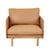 Tolv Pensive Sofa Chair - Pecan Leather - Light Oak - GlobeWest