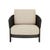 Valencia Rope Sofa Chair - Natural - Carbon Grey - GlobeWest