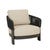 Valencia Rope Sofa Chair - Natural - Carbon Grey - GlobeWest