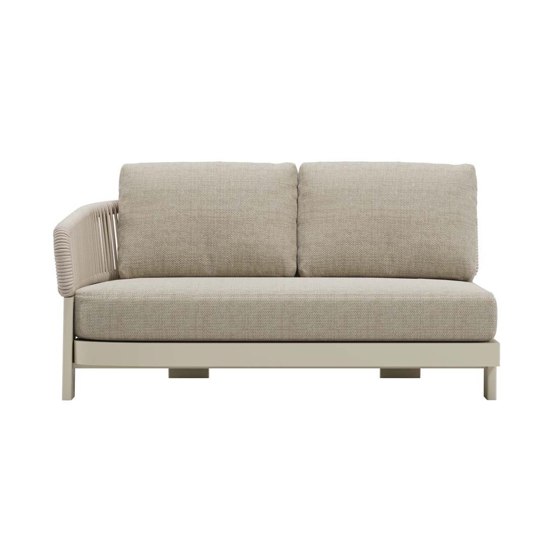 Valencia Rope 2 Seater Left Arm Sofa - GlobeWest