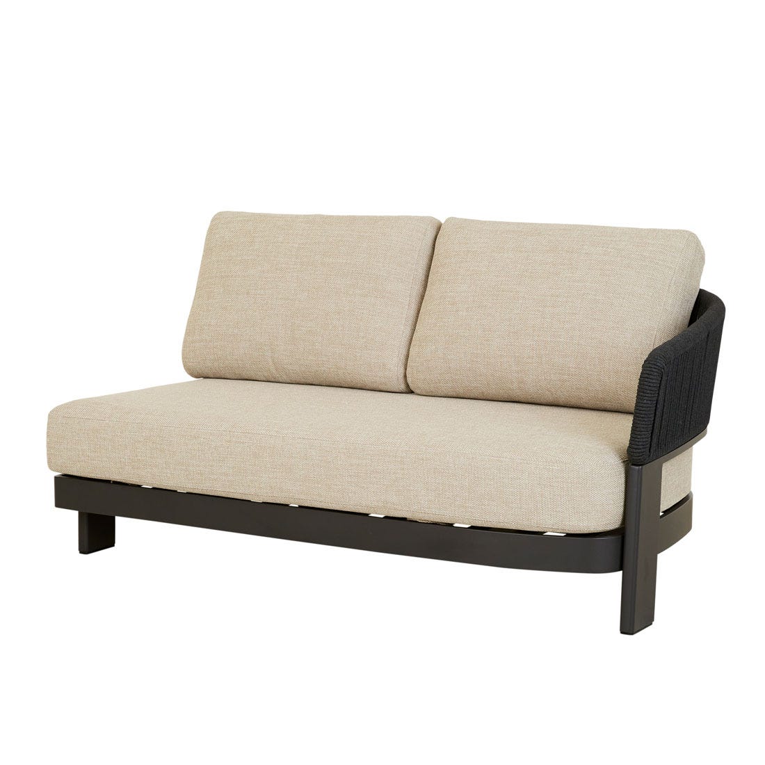 Valencia Rope 2 Seater Right Arm Sofa - GlobeWest