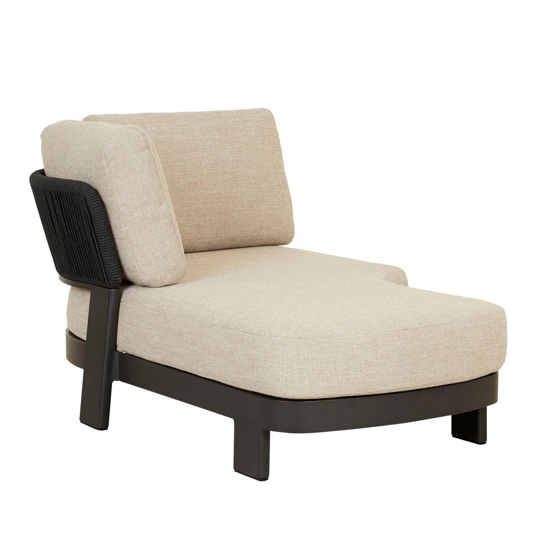 Valencia Rope Left Chaise - GlobeWest