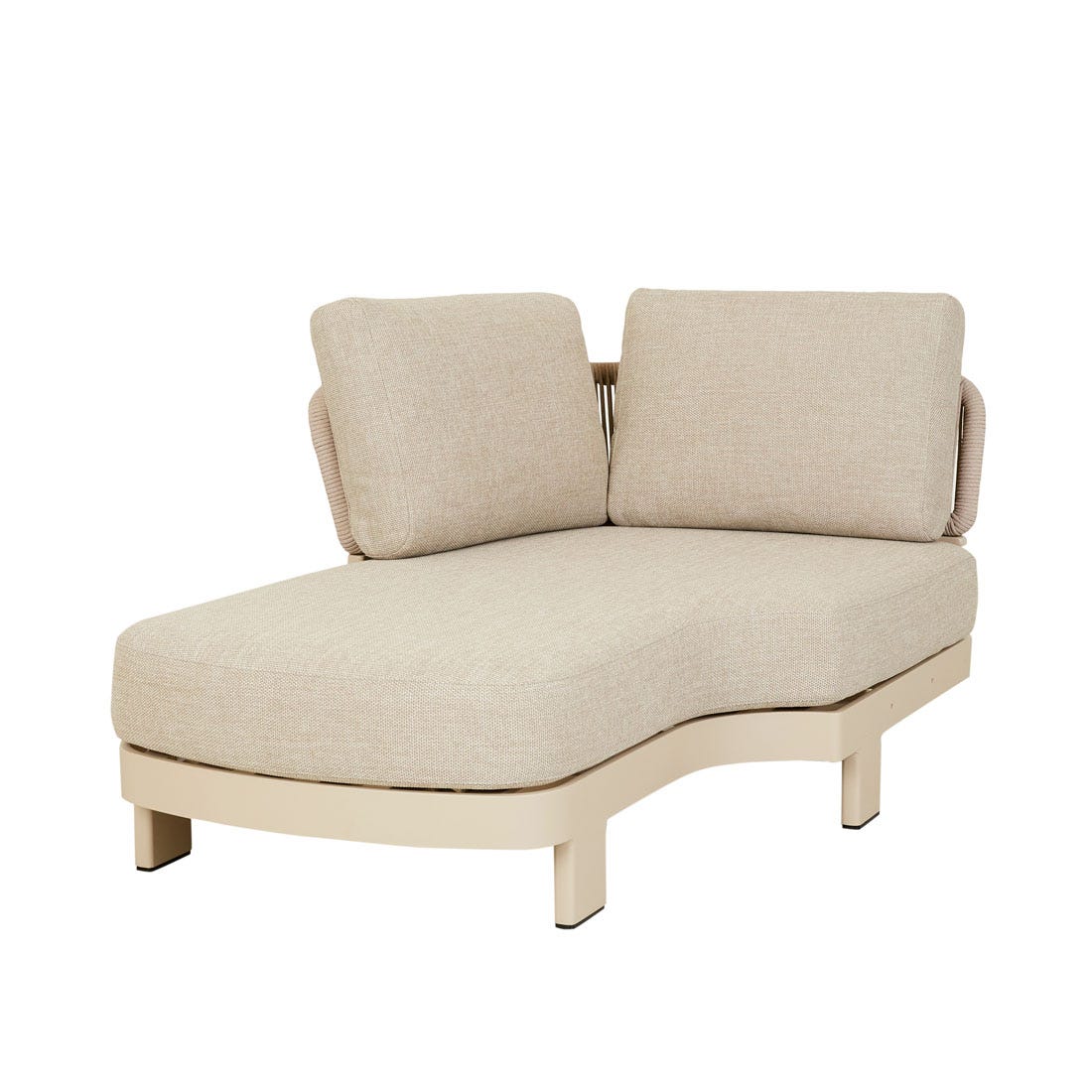 Valencia Rope Left Chaise - GlobeWest