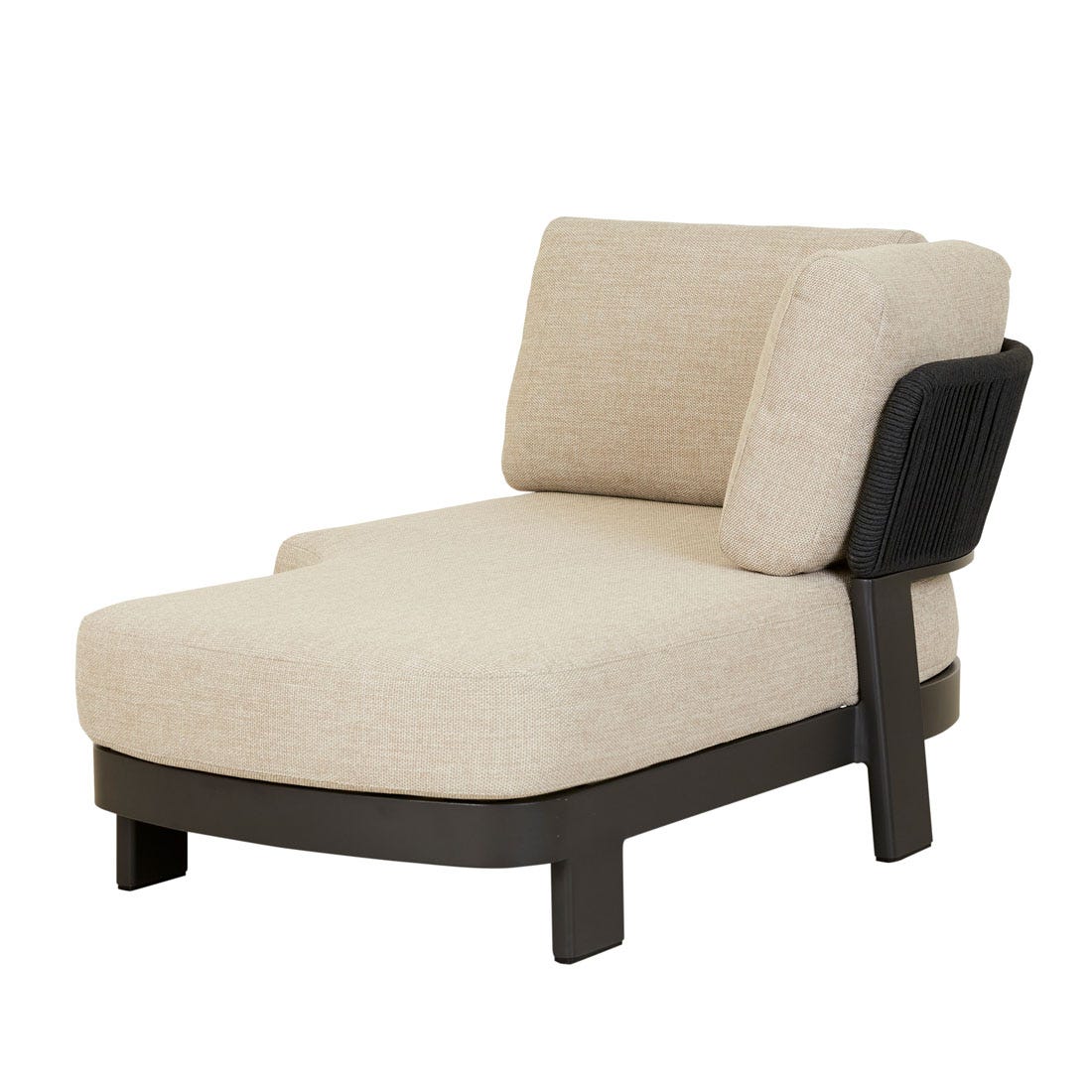 Valencia Rope Right Chaise - GlobeWest