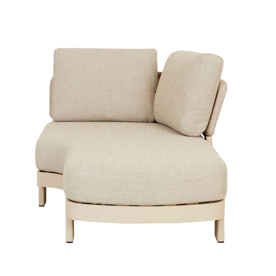 Valencia Rope Right Chaise - GlobeWest