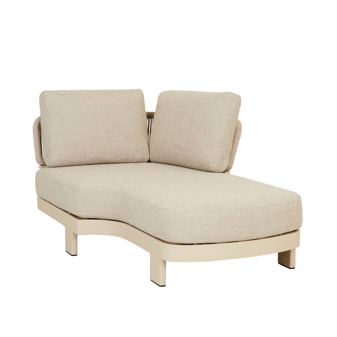 Valencia Rope Right Chaise - GlobeWest