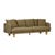 Vittoria Elliot 4 Seater Sofa - Copeland Olive - GlobeWest