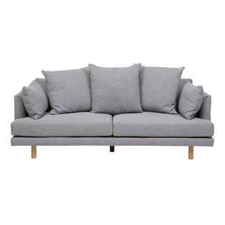 Vittoria Iris 3 Seater Sofa - Pavement - GlobeWest