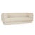 Vittoria Strata 3 Seater Sofa - Noyack Salt - GlobeWest