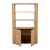 Classique Tall Oval Bookshelf - Natural Ash - GlobeWest
