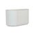 Oberon Crescent Storage Unit - White Grain Ash - GlobeWest