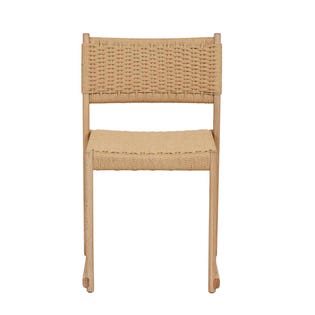 Anton Dining Chair - Natural Papercord - Light Oak - GlobeWest