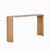 Classique Oval Console - Natural Ash - GlobeWest