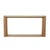 Floyd Shelf Console - Matt Brown Vein Marble - Natural Ash Veneer - GlobeWest