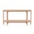 Linea Oslo Oval Console - New Oak - GlobeWest