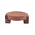 Rufus Hedra Bowl - Rosso Marble - Red Sandstone - GlobeWest