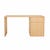 Henry Desk with drawers - Satin Oak - GlobeWest