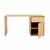 Henry Desk with drawers - Satin Oak - GlobeWest