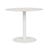 Portsea Cruise Round Dining Table - White Stone - White - GlobeWest