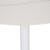 Portsea Cruise Round Dining Table - White Stone - White - GlobeWest