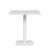 Portsea Loft Dining Table - White Stone - White - GlobeWest