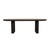 Seb Oval Four Leg Dining Table - Black Oak - GlobeWest