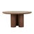 Seb Round Dining Table - WALNUT - GlobeWest