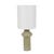 Lorne Post Table Lamp - Sage - Ivory - GlobeWest