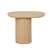 Seb Pedestal Side Table - Oak - GlobeWest