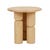 Hayes Side Table - Satin Oak - GlobeWest